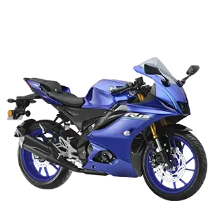 Yamaha R15 V4 Blue Motorcycle – Side Profile